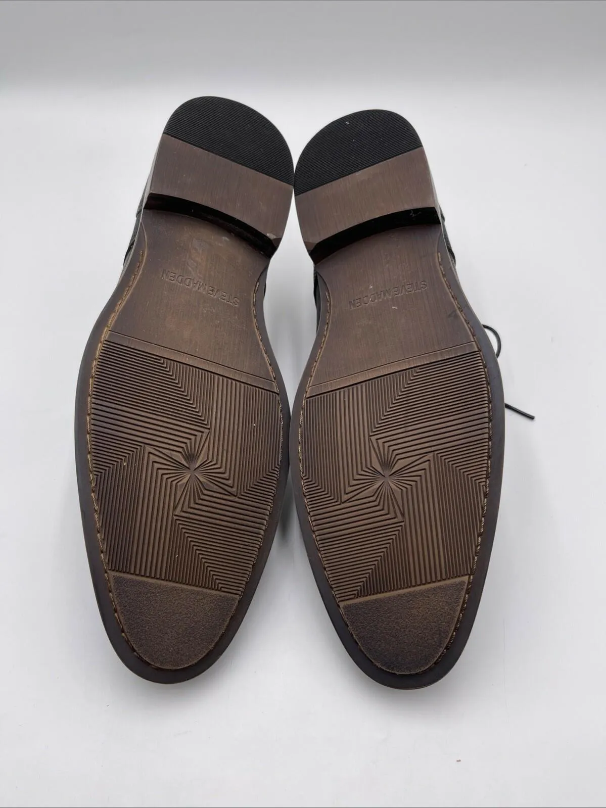 Men’s Steve Madden Elroi Derby Loafers Black Size 10M - Very Good
