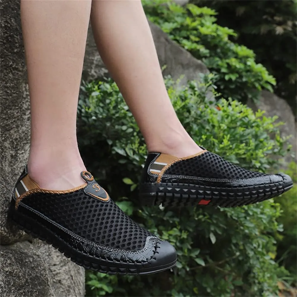 Men's Water Shoes Mesh Casual Walking Shoes Slip-On Loafers