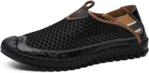 Men's Water Shoes Mesh Casual Walking Shoes Slip-On Loafers