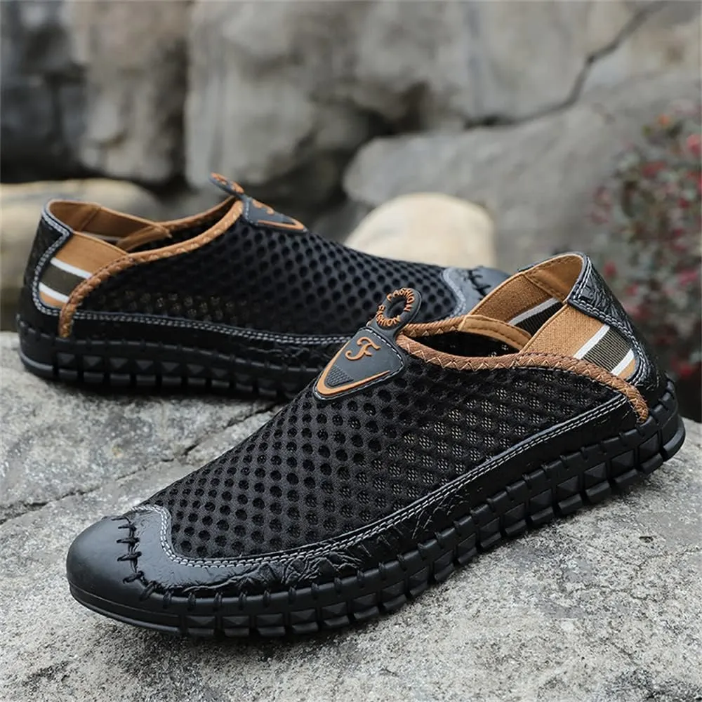 Men's Water Shoes Mesh Casual Walking Shoes Slip-On Loafers