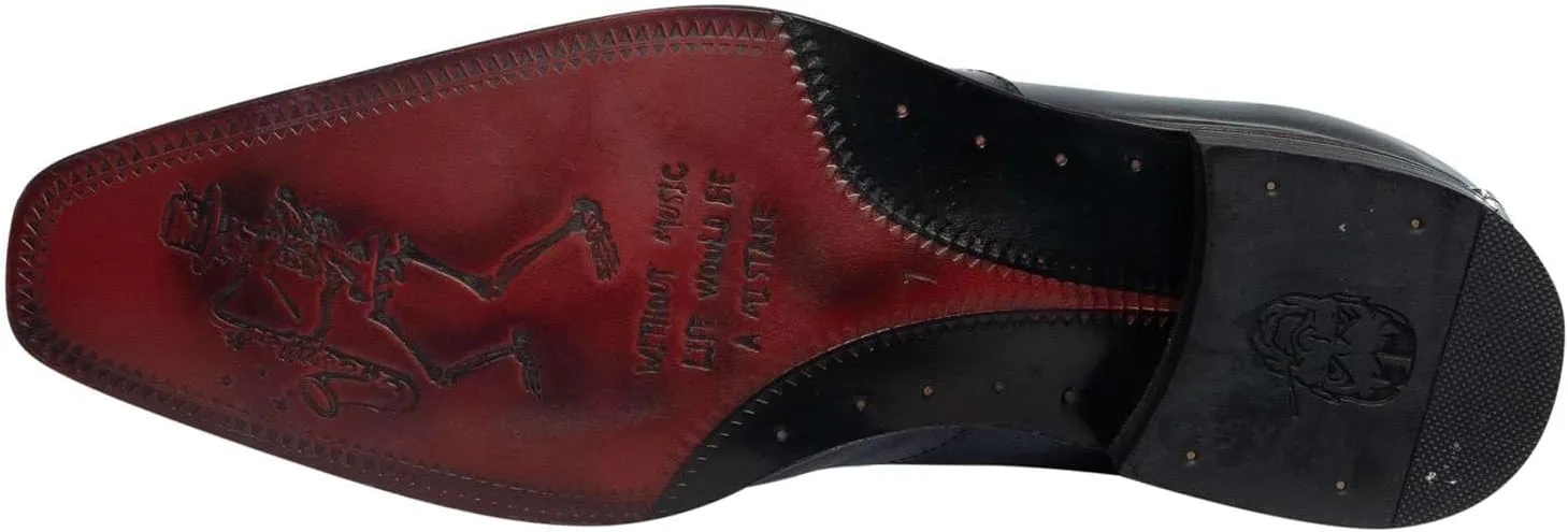 Men's Wings Leather Chelsea Boots, Blue Sunset