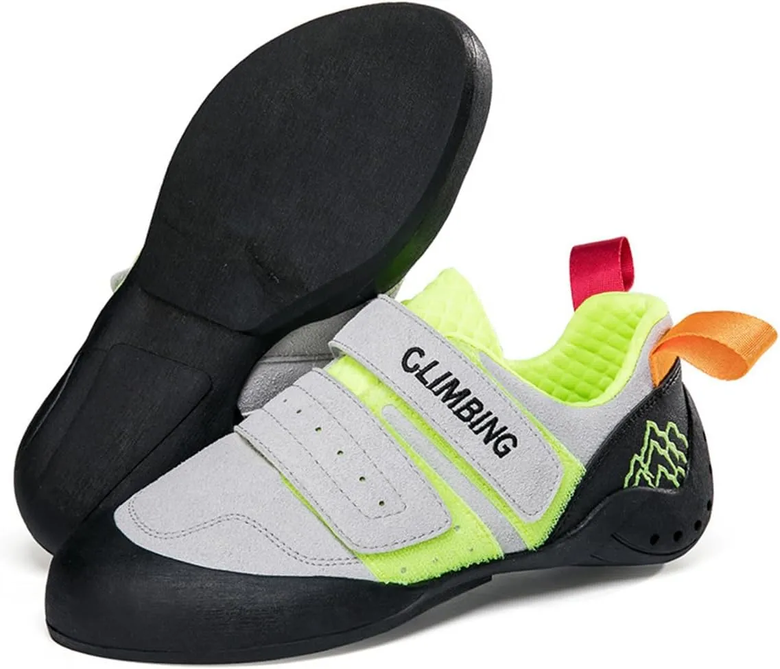 Mens Womens Youth Rock Climbing Shoes Slip on Bouldering Gym Sports Trainers Lightweight Professional Beginners Climbing Sneakers