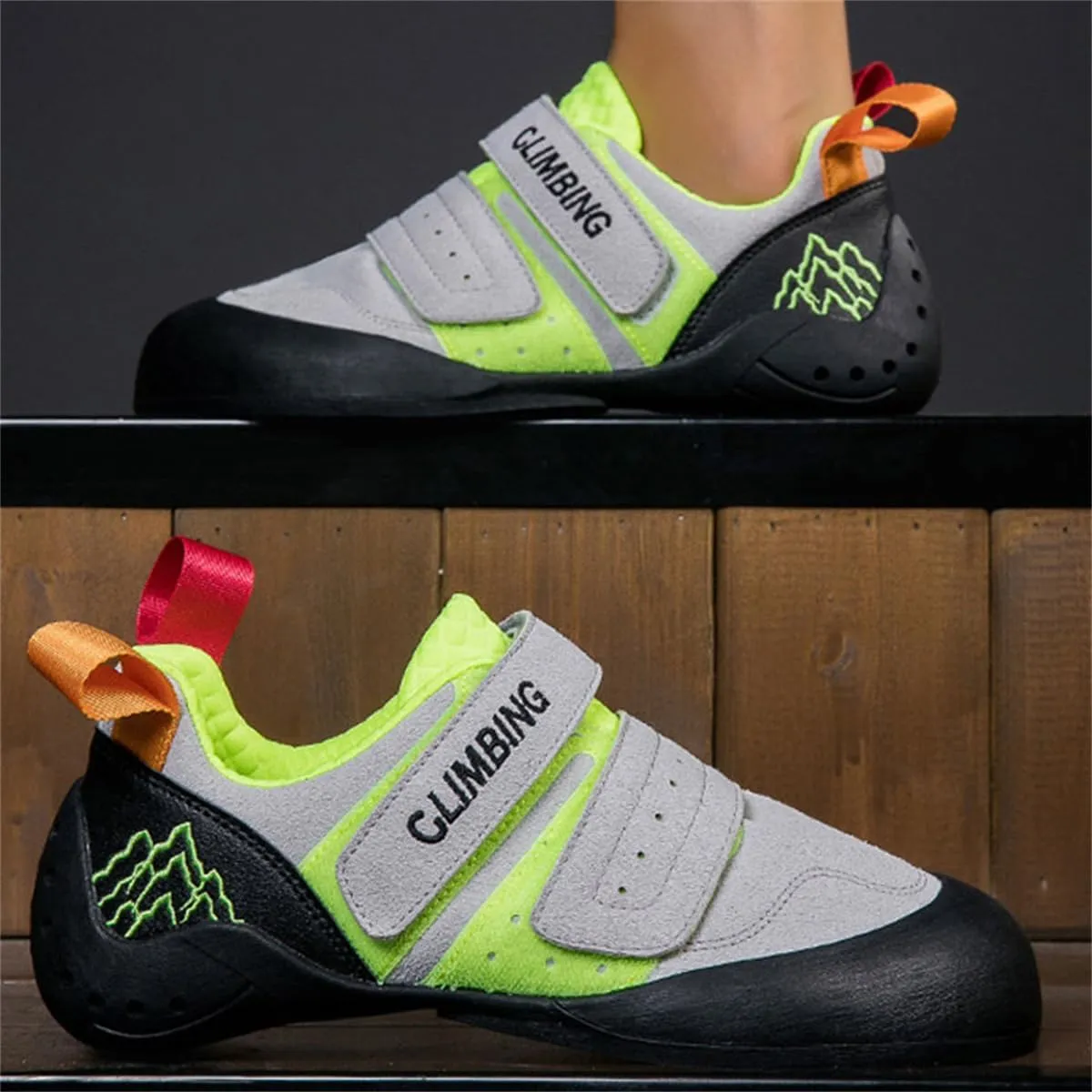 Mens Womens Youth Rock Climbing Shoes Slip on Bouldering Gym Sports Trainers Lightweight Professional Beginners Climbing Sneakers