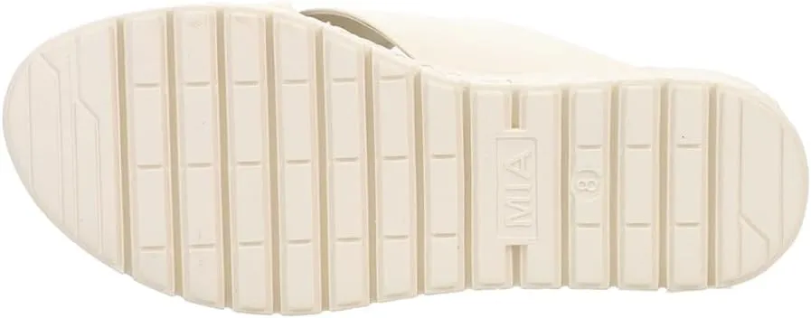 MIA Womens Kornelia Platform Slide Casual Sandals Casual Low Heel 1-2" - Beige