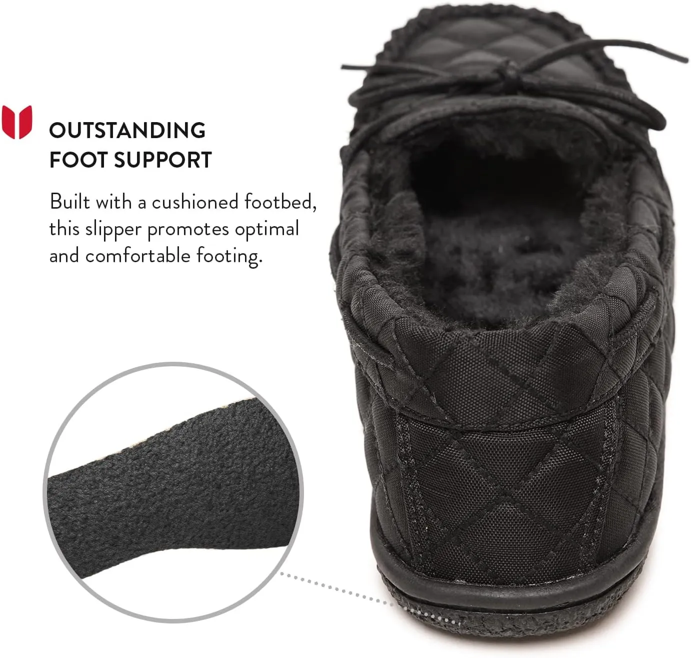 Minnetonka Women’s Camp Tie Moc — Cozy, Suede Moccasin Slippers for Women with Plush Pile Lining, Cushioned Footbed, and Durable Sole for Indoor & Outdoor Comfort