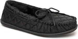 Minnetonka Women’s Camp Tie Moc — Cozy, Suede Moccasin Slippers for Women with Plush Pile Lining, Cushioned Footbed, and Durable Sole for Indoor & Outdoor Comfort