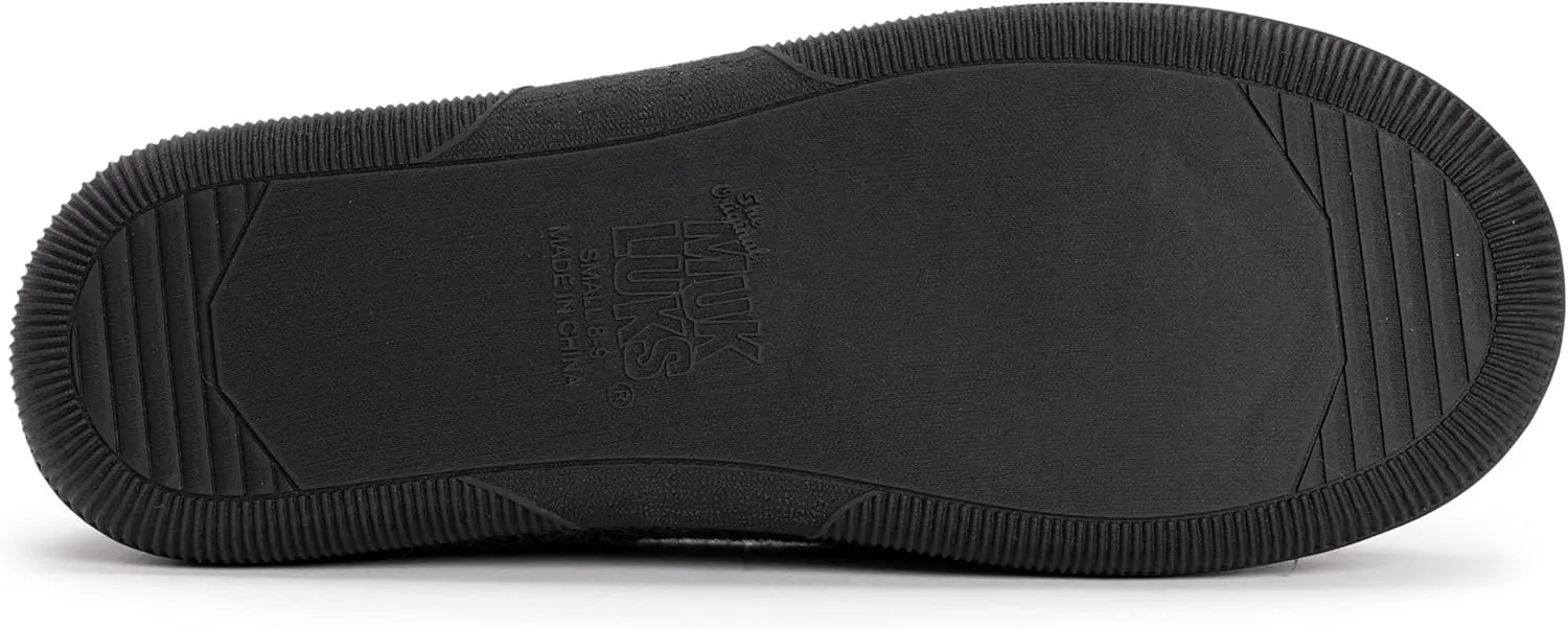 MUK LUKS Men's Faux Wool Moccasin
