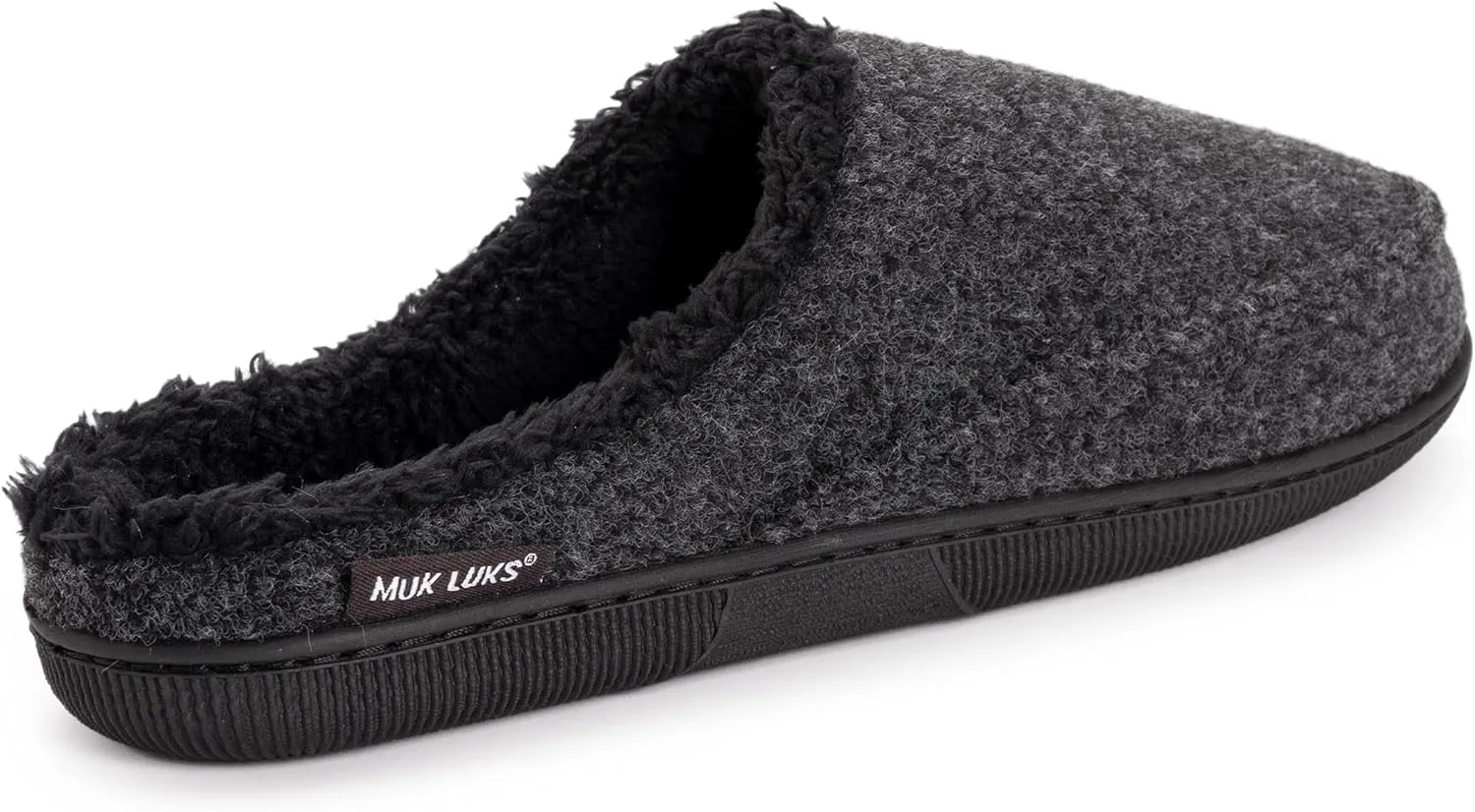 MUK LUKS Men's Faux Wool Moccasin