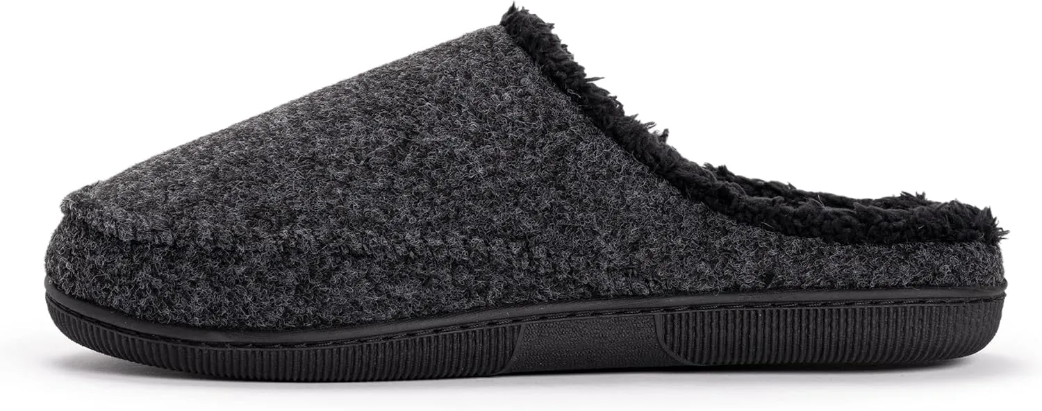 MUK LUKS Men's Faux Wool Moccasin