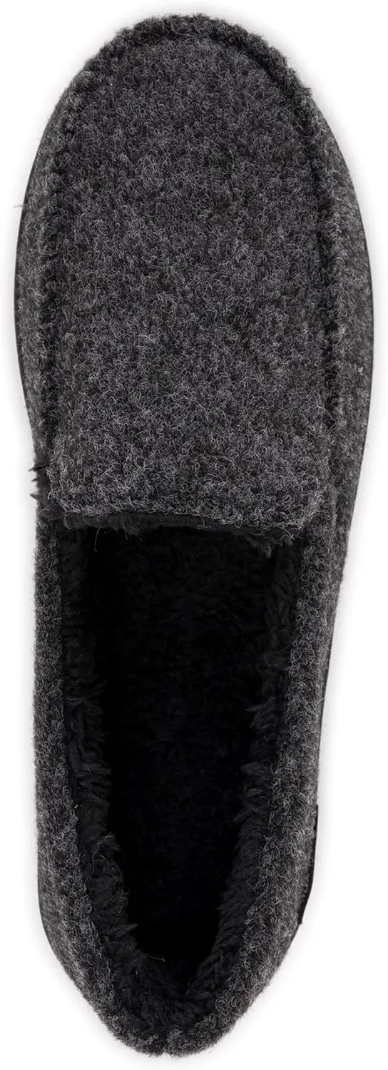 MUK LUKS men's Faux Wool Moccasin