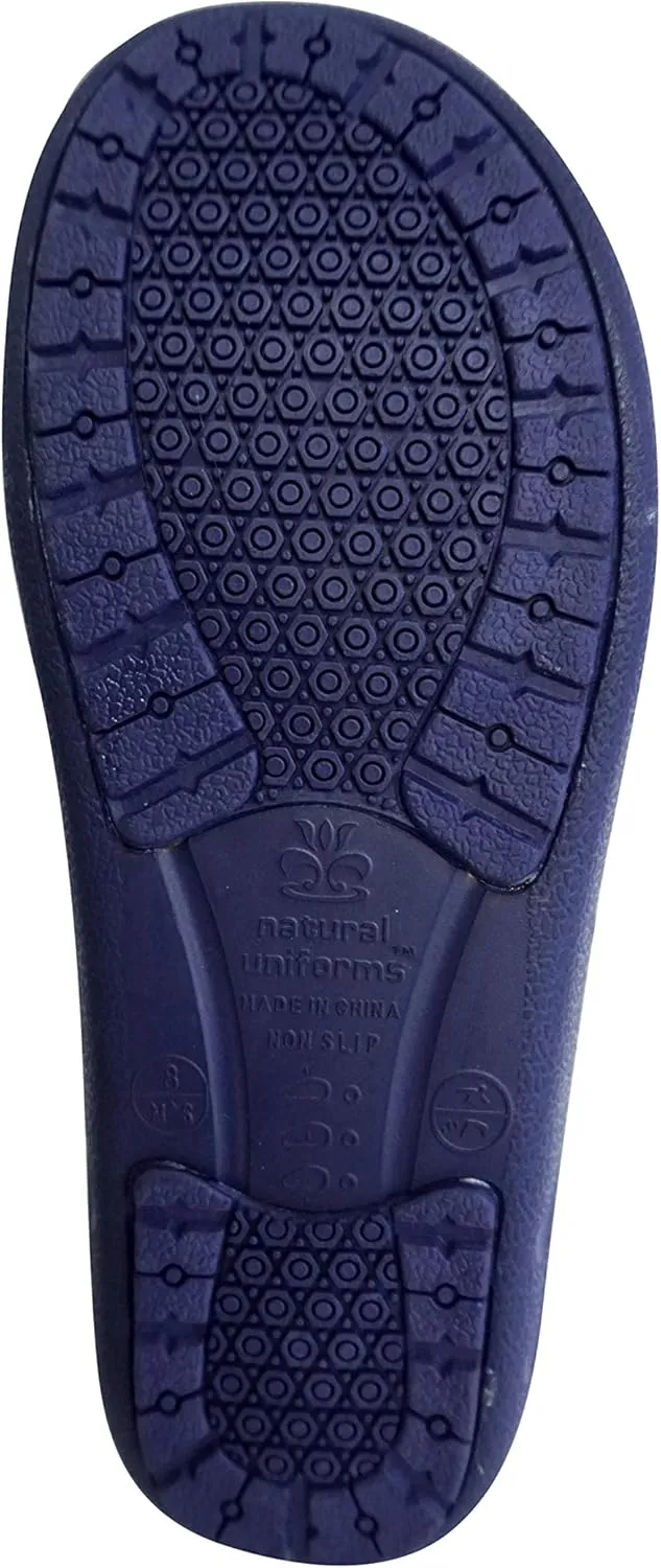 Natural Uniforms Men's Comfort Slip Resistant Non Marking Sole Nursing Clog 9100M