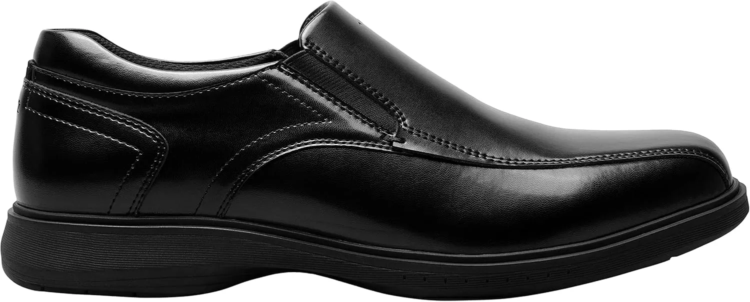 Nunn Bush Men's Pro Bicycle Toe Slip-on with Kore Slip Resistant Comfort Technology Loafer
