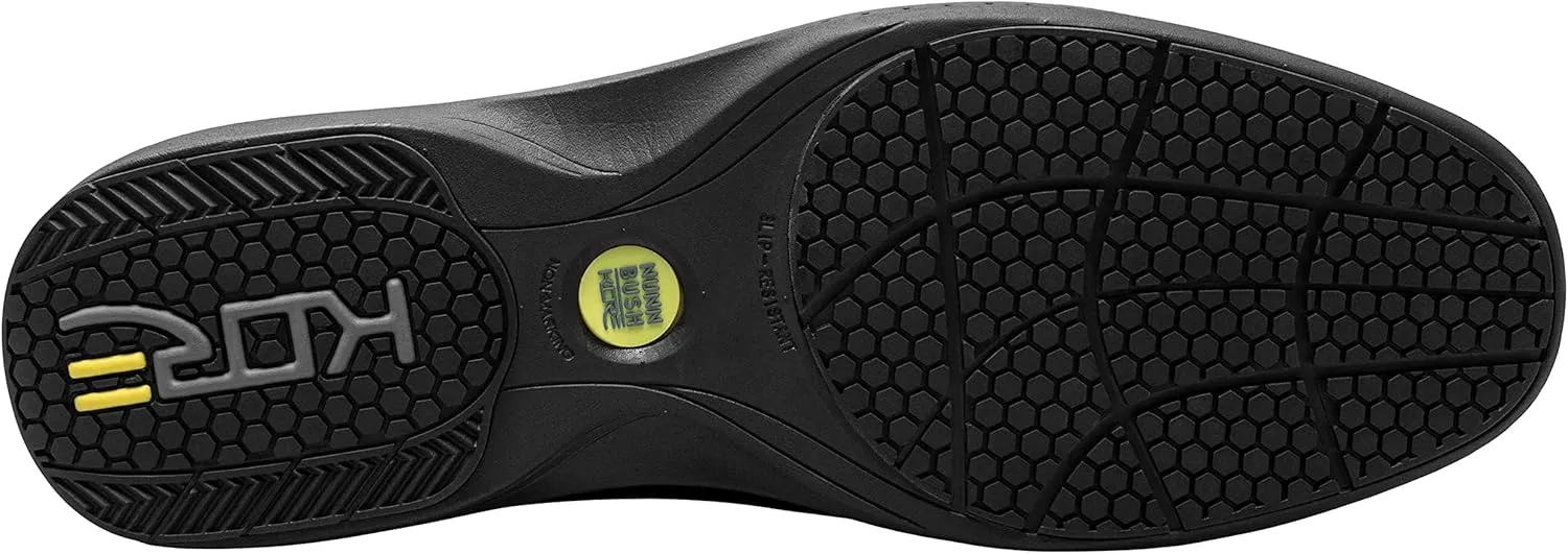 Nunn Bush Men's Pro Bicycle Toe Slip-on with Kore Slip Resistant Comfort Technology Loafer