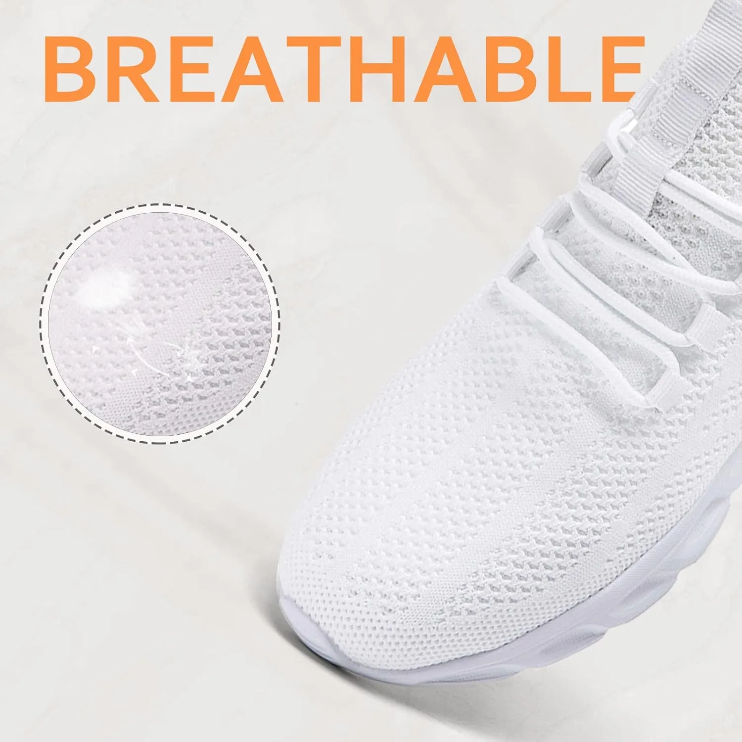 Oltyutc Mens Gym Running Shoes Slip-On Tennis Shoes Non Slip Breathable Workout Sneakers for Walking Jogging