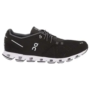 On Cloud Black White Men's Mesh Running Shoes