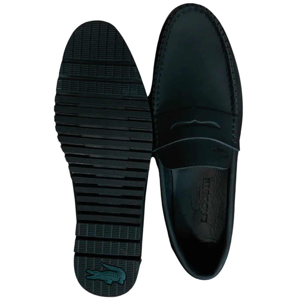 Original Lacoste Moccasin Shoes Leather