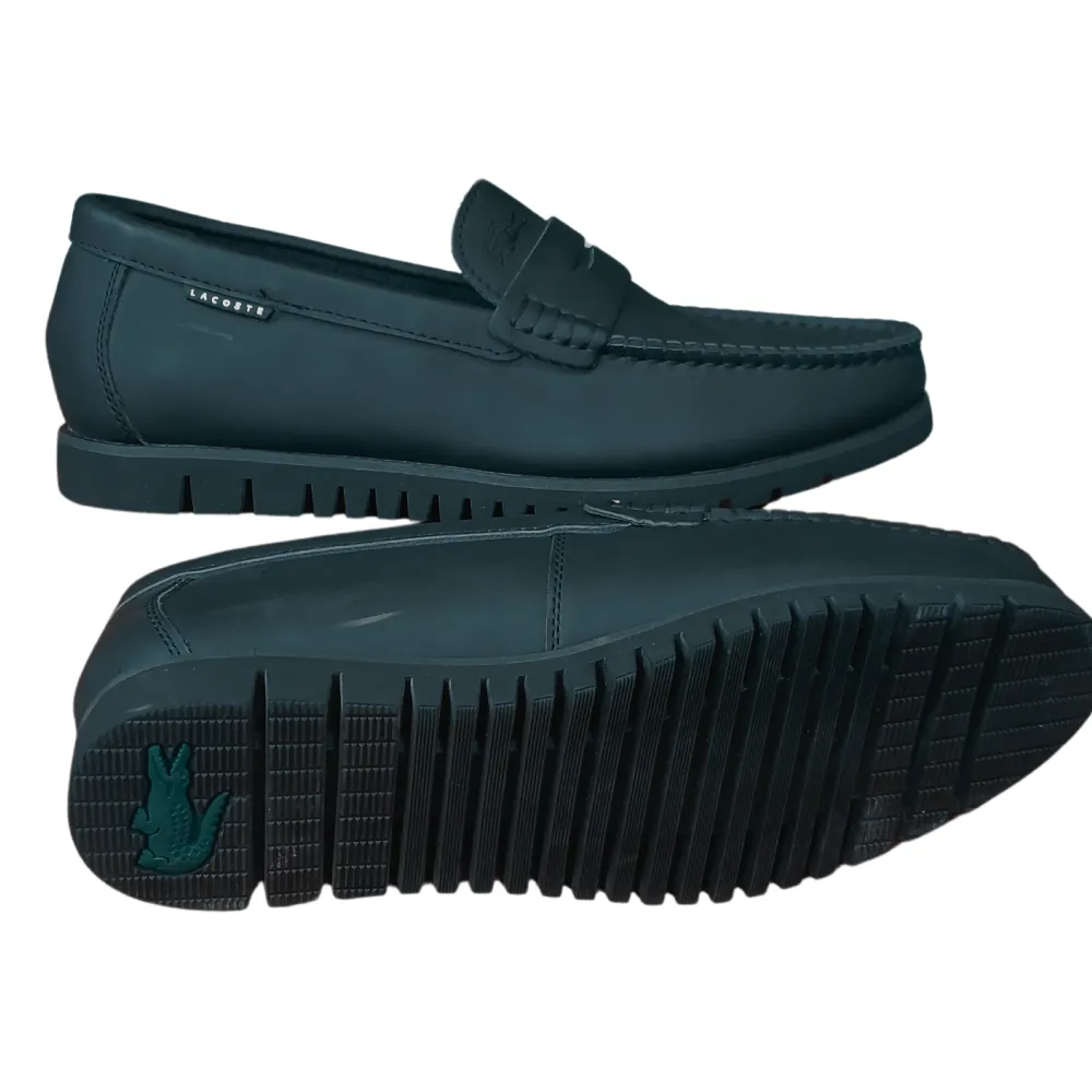 Original Lacoste Moccasin Shoes Leather