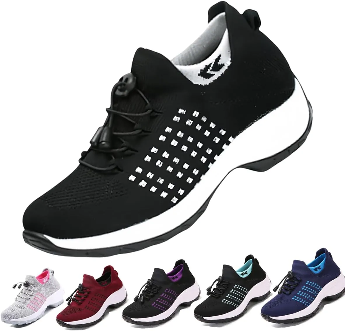 Orthopedic Sneakers for Women Breathable Slip on Trainers Women's Comfortable Casual Athletic Walking Shoes
