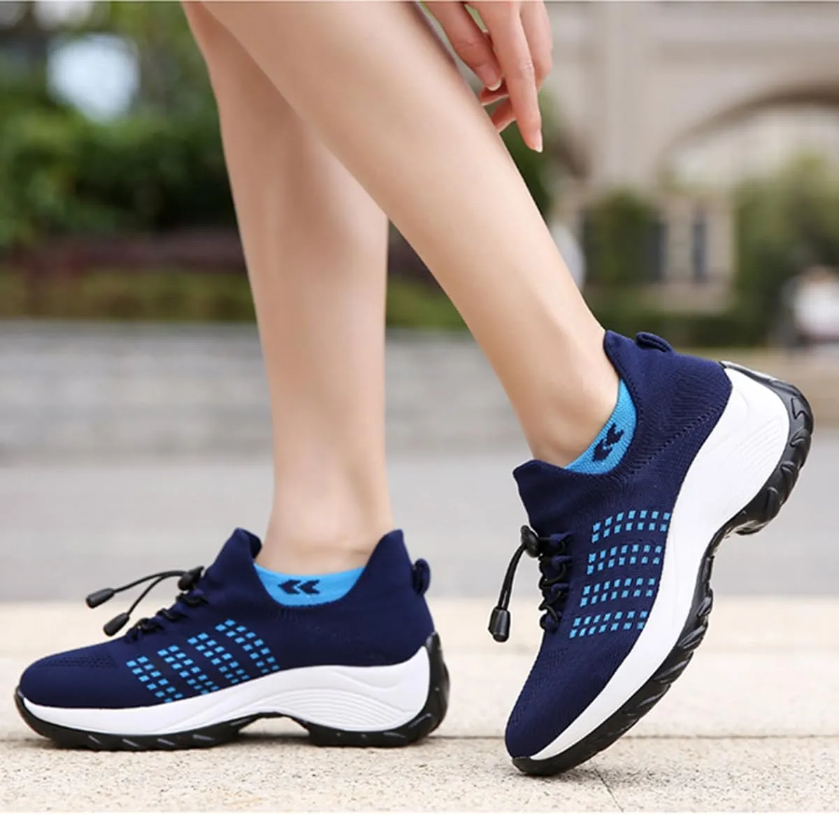 Orthopedic Sneakers for Women Breathable Slip on Trainers Women's Comfortable Casual Athletic Walking Shoes