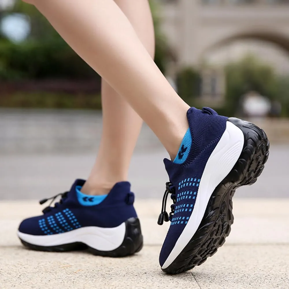 Orthopedic Sneakers for Women Breathable Slip on Trainers Women's Comfortable Casual Athletic Walking Shoes
