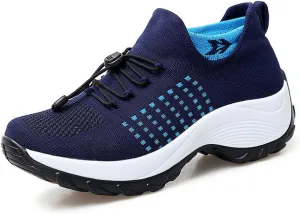 Orthopedic Sneakers for Women Breathable Slip on Trainers Women's Comfortable Casual Athletic Walking Shoes