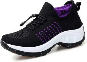 Orthopedic Sneakers for Women Breathable Slip on Trainers Women's Comfortable Casual Athletic Walking Shoes