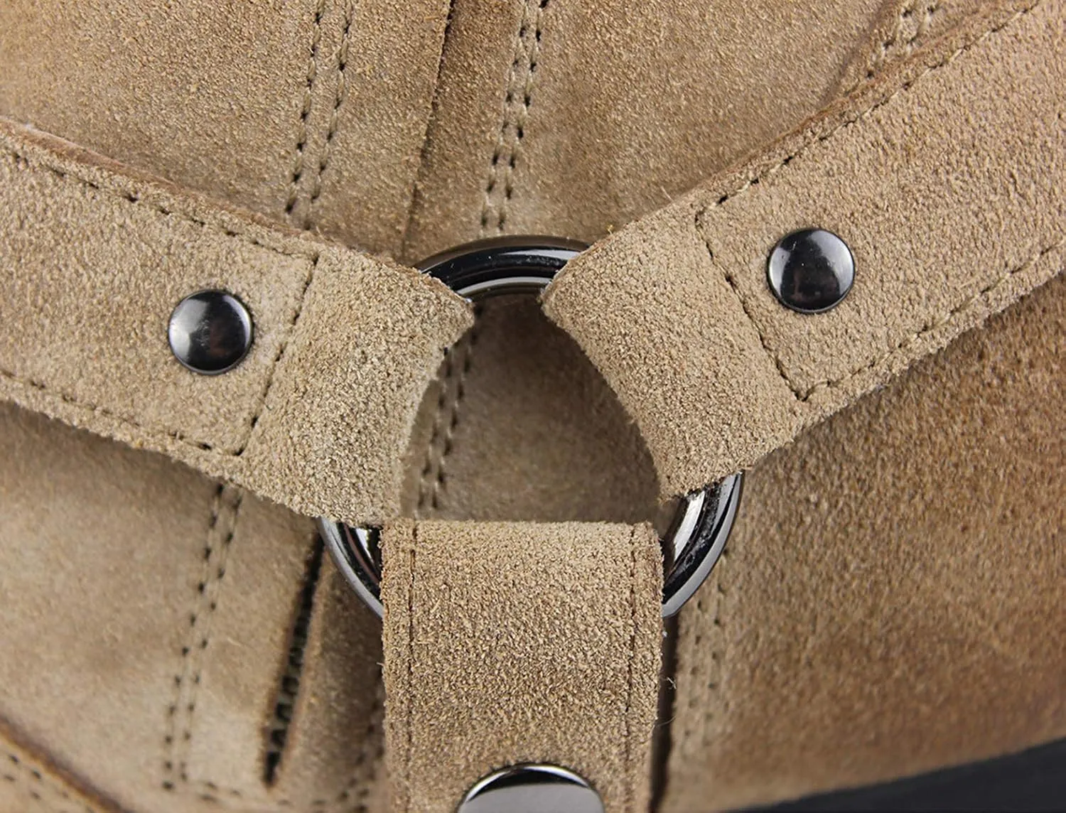 OSSTONE Dress Boot for Men Leather Chelsea Boots Casual Heel Shoes Zipper-up OS-JY002-US