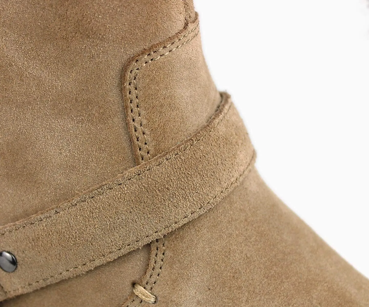 OSSTONE Dress Boot for Men Leather Chelsea Boots Casual Heel Shoes Zipper-up OS-JY002-US
