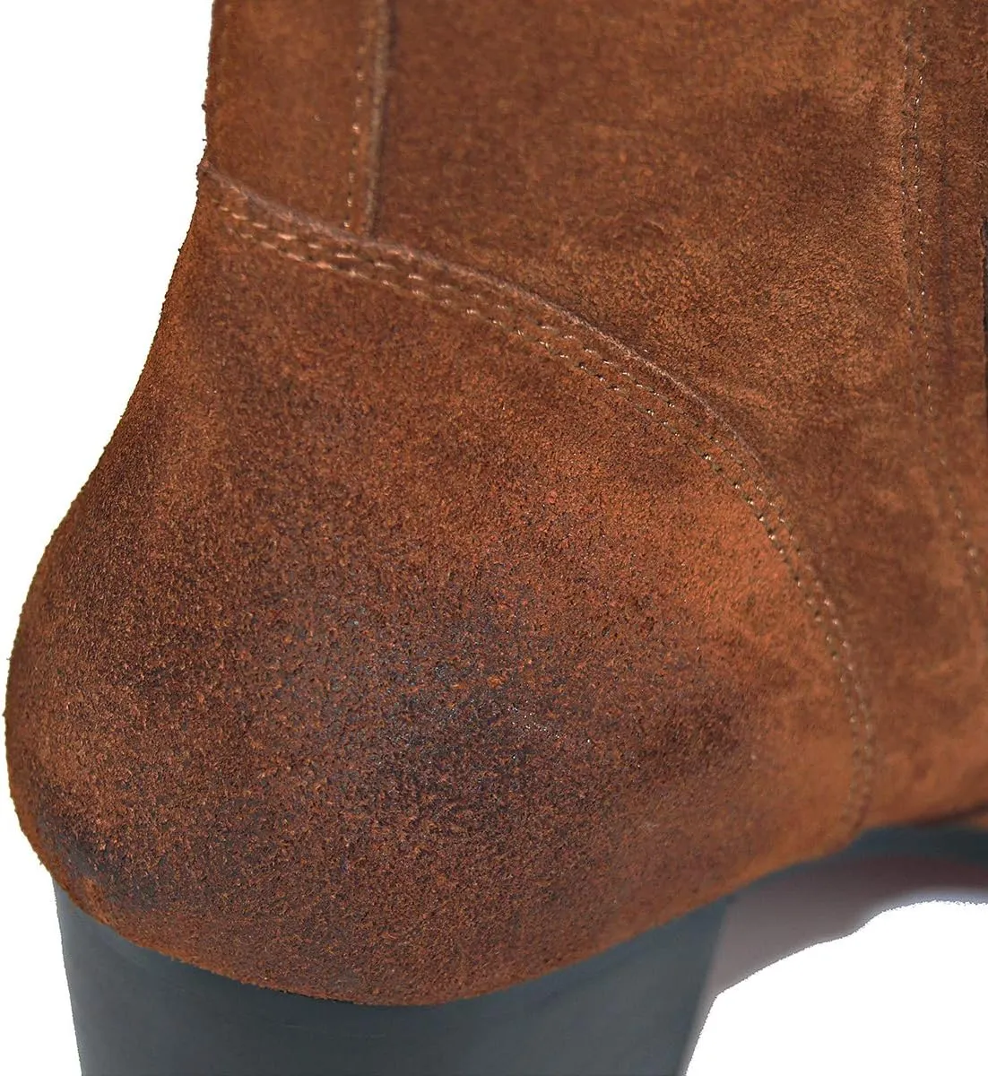 OSSTONE Dress Boot for Men Leather Chukka Designer Boots Casual Heel Shoes Zipper-up OS-JY002-US