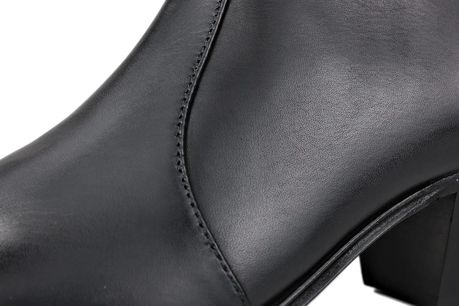 OSSTONE Men Chelsea Ankle Boots Leather Chukka Boots Casual Heel Retro Dress Boots JY040-US