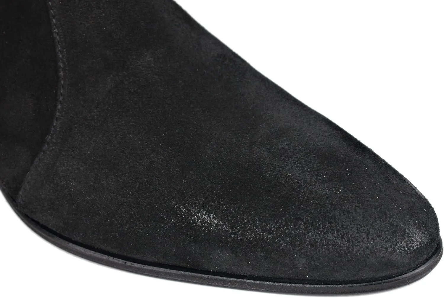 OSSTONE Men Chelsea Ankle Boots Leather Chukka Boots Casual Heel Retro Dress Boots JY040-US