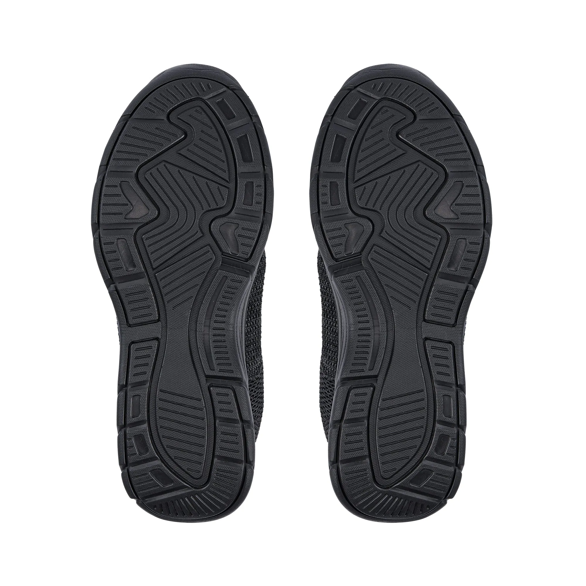Pacific Mens Slip On Runner - Black/Grey