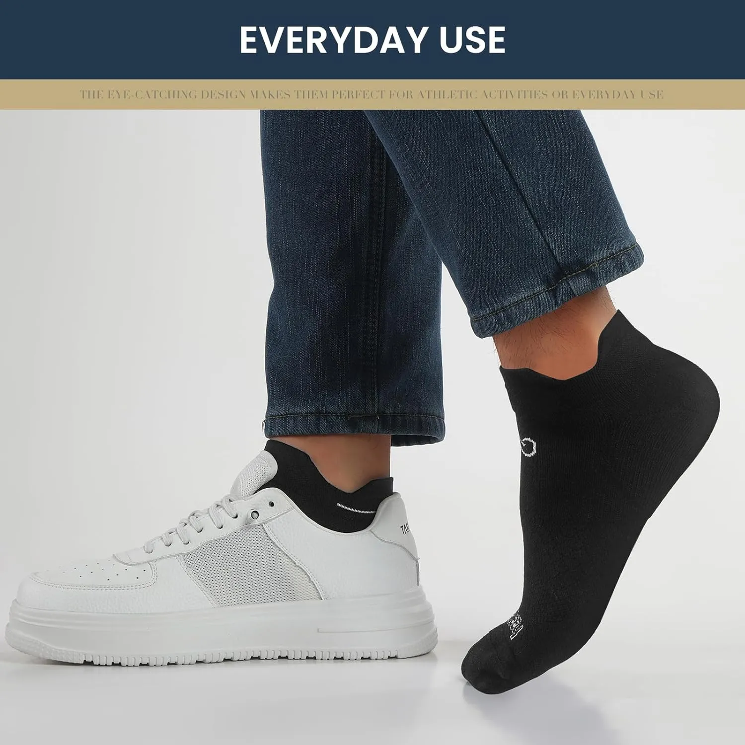 Pack of 4 Ultra-Soft Ankle Socks – Breathable, Moisture-Wicking, Durable & Lightweight Low-Cut Socks for Daily Comfort