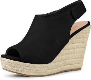 Perphy Platform Heels Espadrille Wedges Sandals for Women