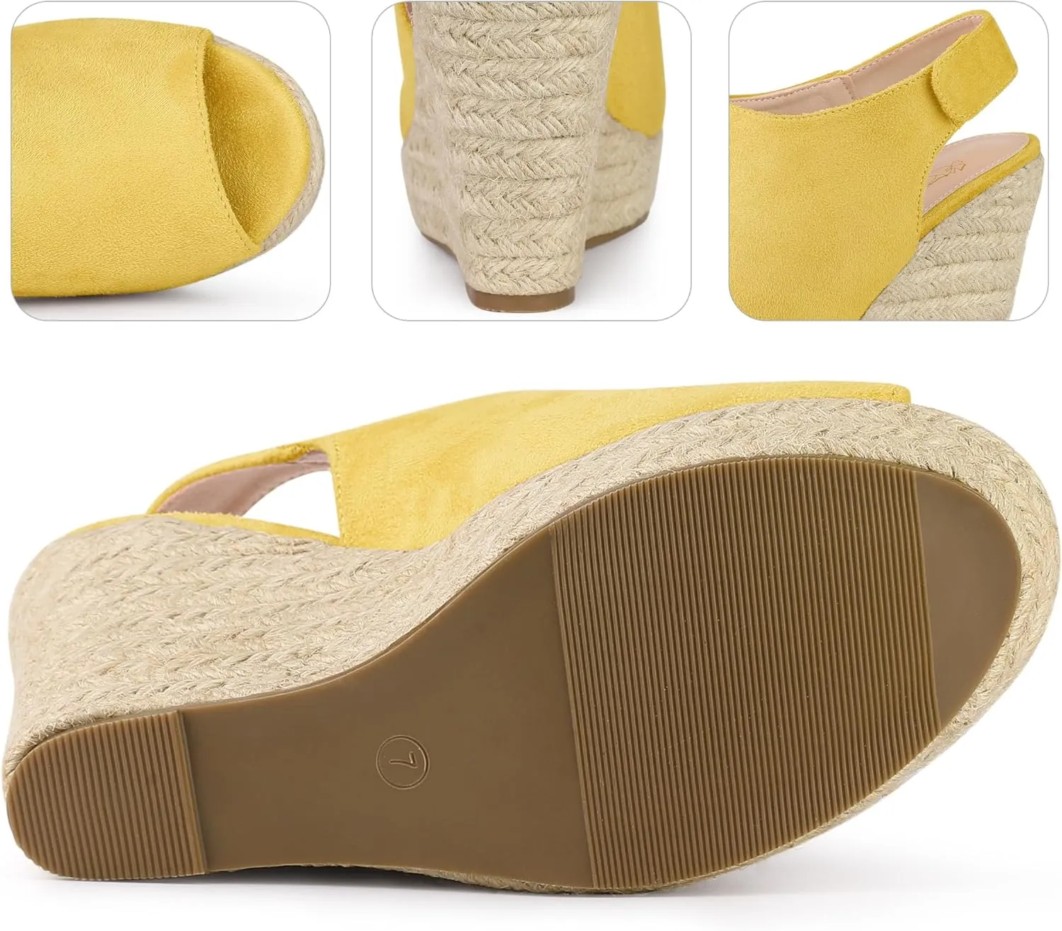 Perphy Platform Heels Espadrille Wedges Sandals for Women