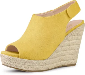 Perphy Platform Heels Espadrille Wedges Sandals for Women