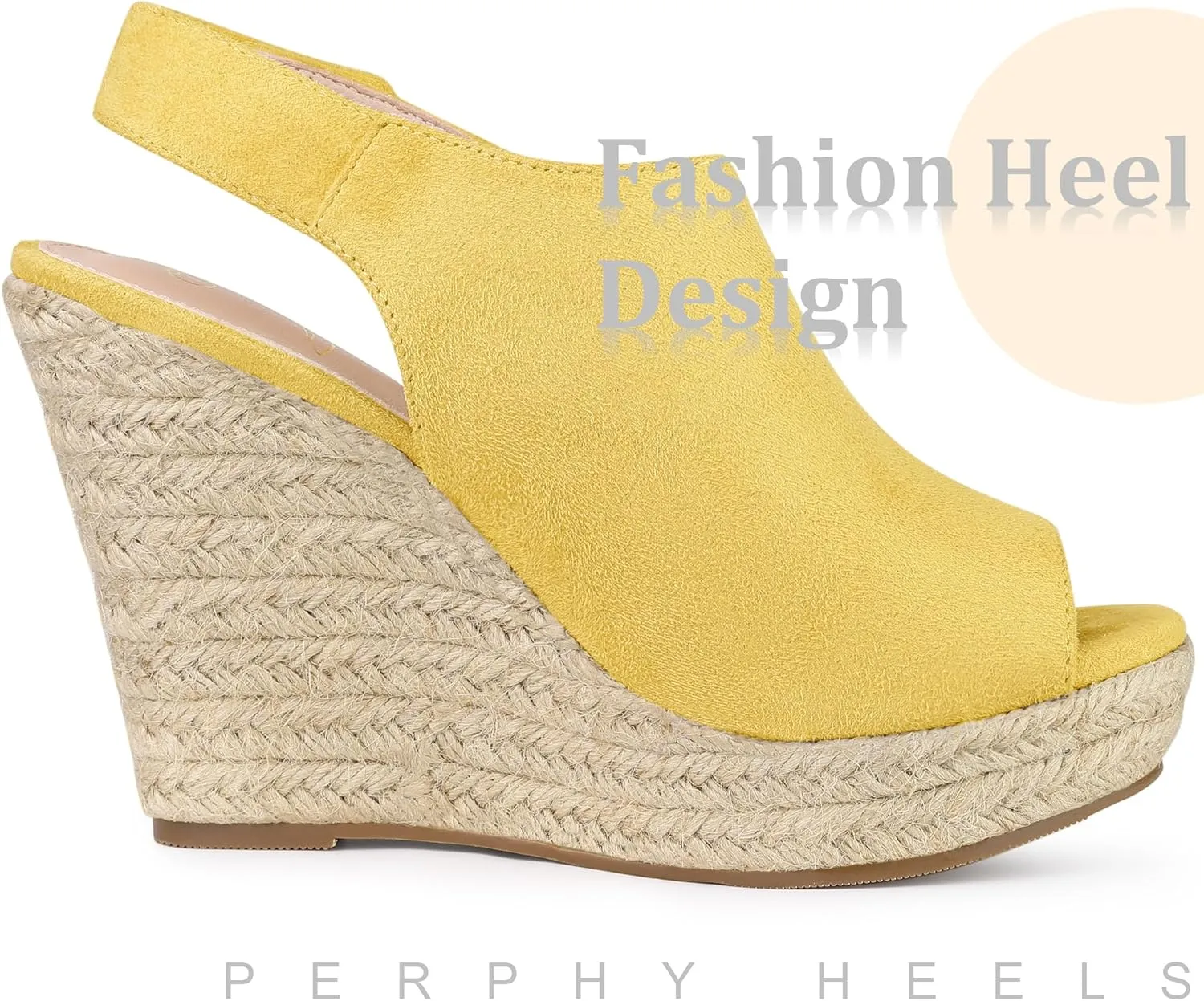 Perphy Platform Heels Espadrille Wedges Sandals for Women