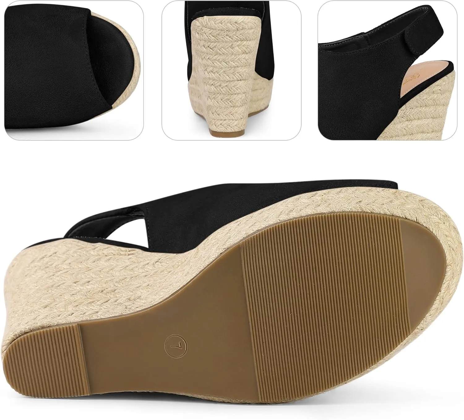 Perphy Platform Heels Espadrille Wedges Sandals for Women