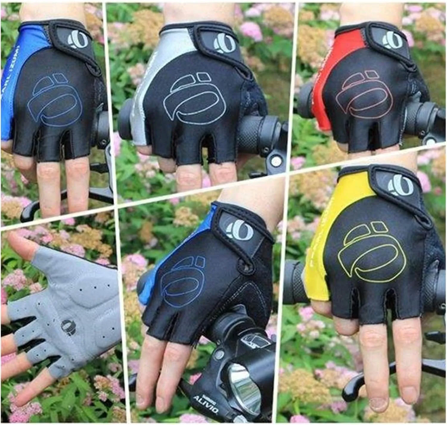 Personalized Gel Half Finger Cycling Gloves Anti-Slip Anti Shock MTB Road Bike Gloves Bicycle