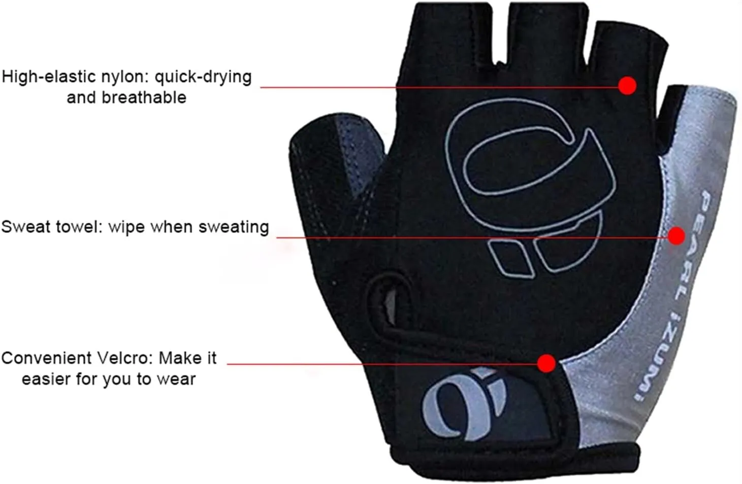 Personalized Gel Half Finger Cycling Gloves Anti-Slip Anti Shock MTB Road Bike Gloves Bicycle