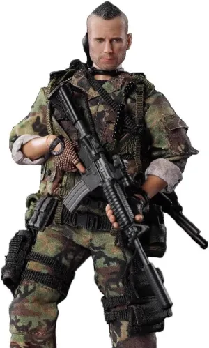 Pipigirl 1/12 Scale Special Forces Action Figure, Seal Special Forces Assault Team Soldier Figure Model, Accessories Collection Military Toys