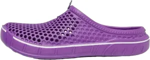 Plus Size Women Clogs: Slip-On Shoes for Beach & Home Comfort. Purple 11/45
