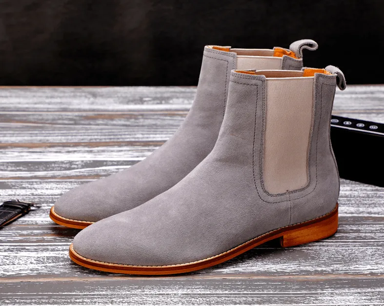 Pointy Leather Boots