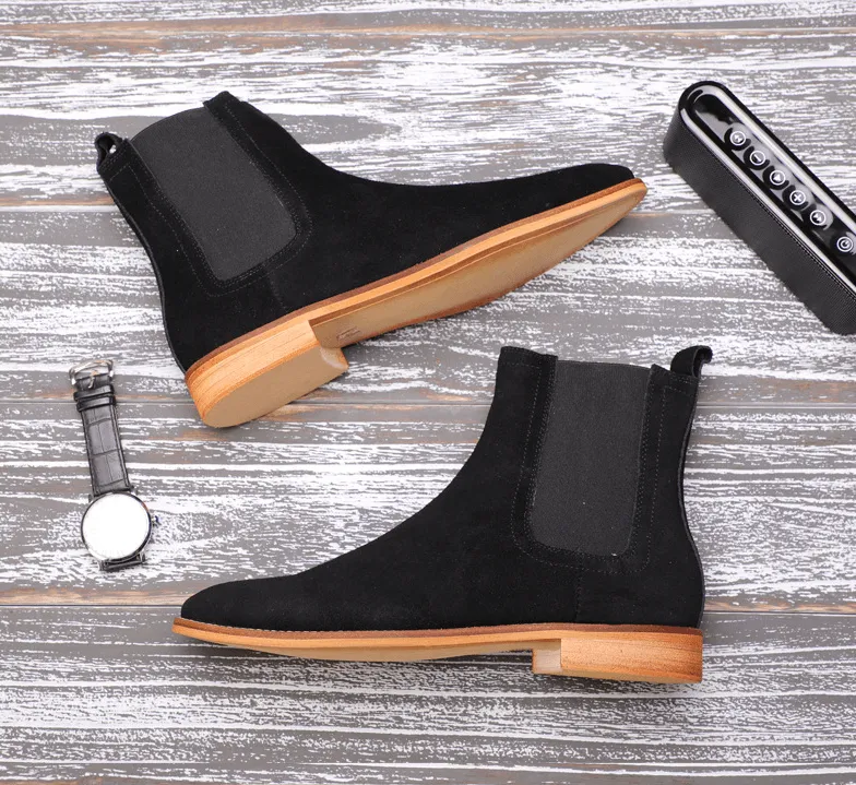 Pointy Leather Boots