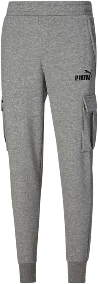 PUMA Mens Essential Pocket Sweatpants Casual Comfort Technology - Grey