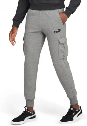PUMA Mens Essential Pocket Sweatpants Casual Comfort Technology - Grey