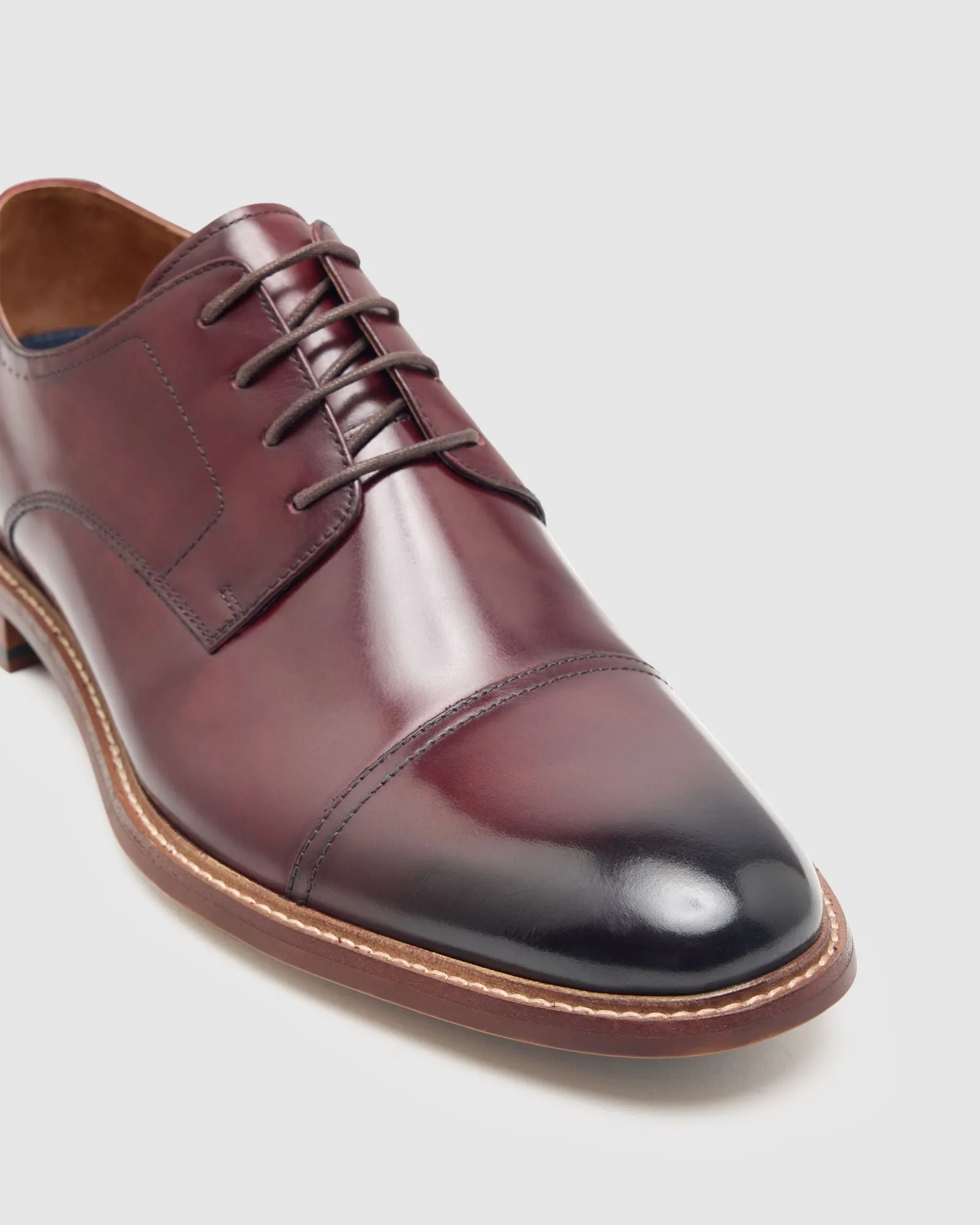 Quick dispatch Derby Hudson Long-term Shoe Cap Toe