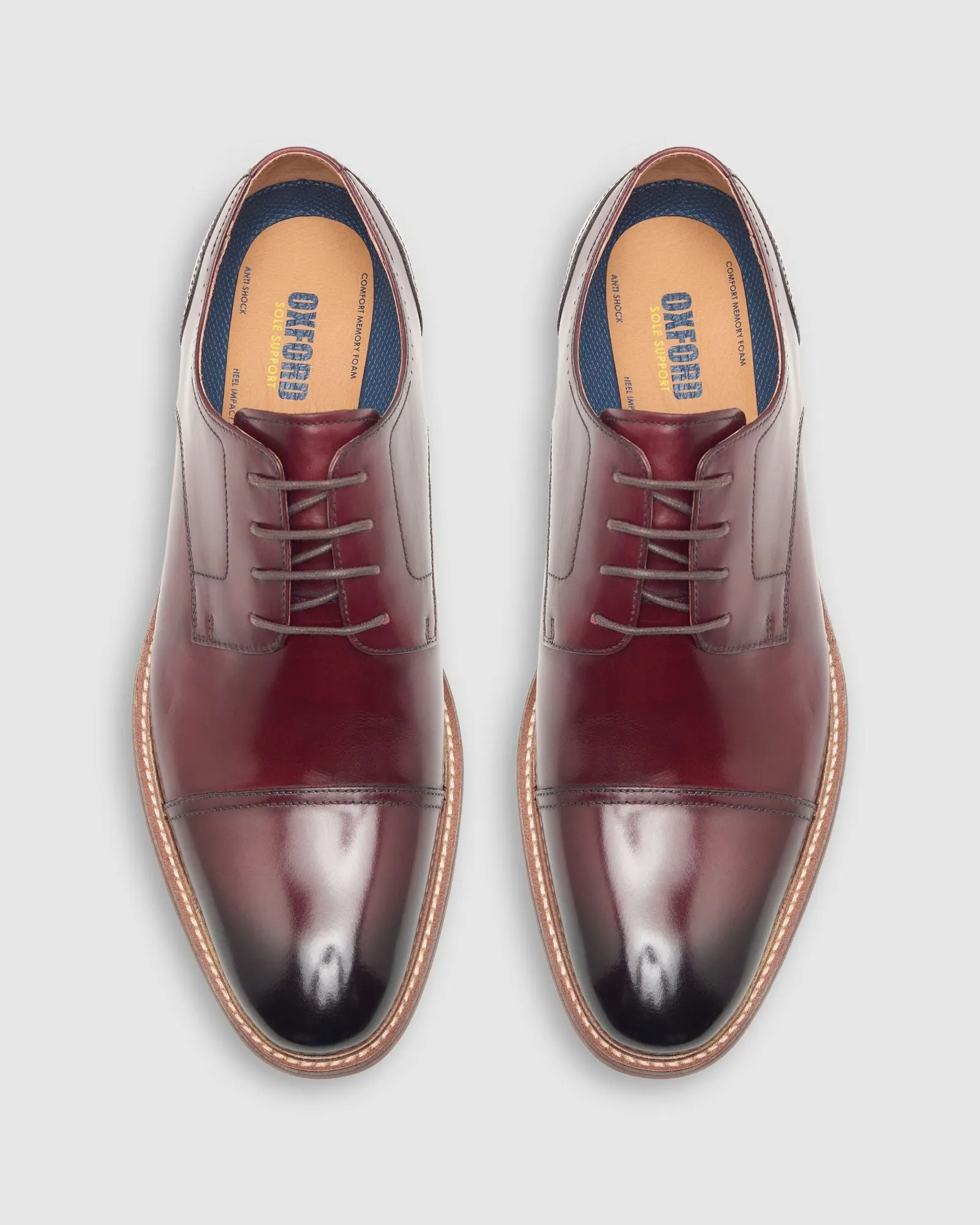 Quick dispatch Derby Hudson Long-term Shoe Cap Toe
