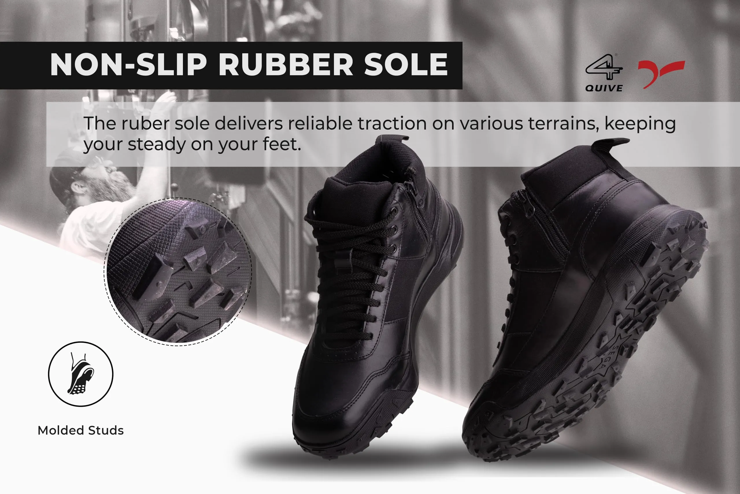 QUIVE Hi-Trek 3.0 Combat Shoes Trekking Boots