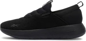 Reebok Unisex DMX Comfort Slip On Trainers, black, 10